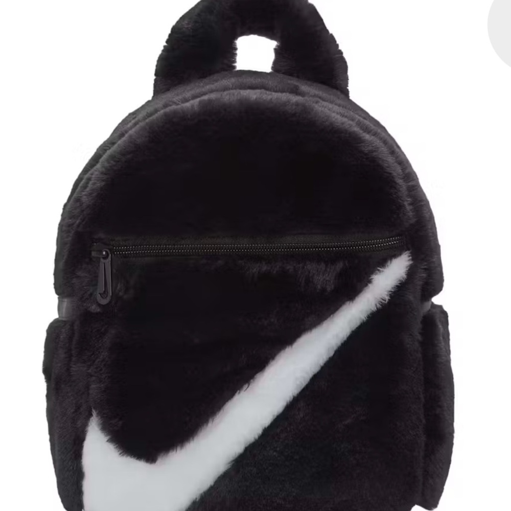 Nike Sportswear faux fur mini backpack